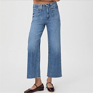 PAIGE Blue Flare & Wide Leg Jeans